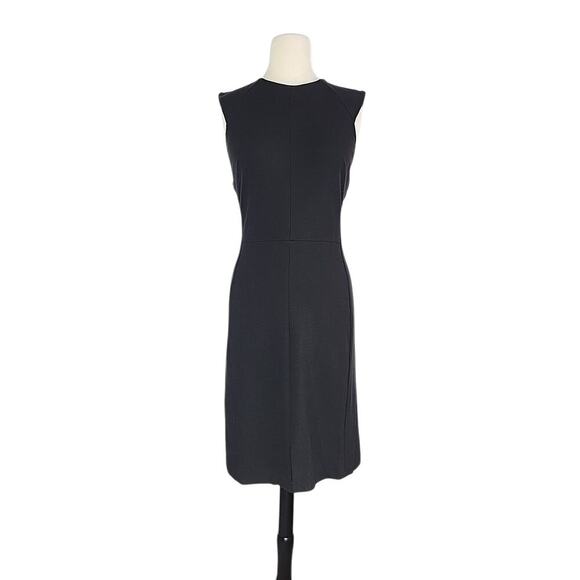 M.M. LAFLEUR Katie Dress Black Sleeveless Size 10 Sheath Crew Neck Work Office - Picture 2 of 15